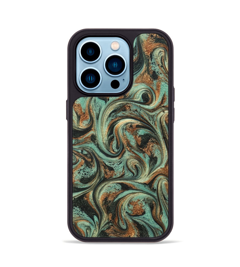 iPhone 14 Pro ResinArt Phone Case - Marian (Green, 828348)
