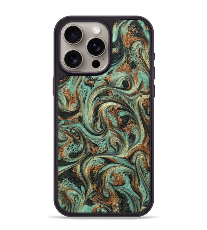 iPhone 15 Pro Max ResinArt Phone Case - Marian (Green, 828348)