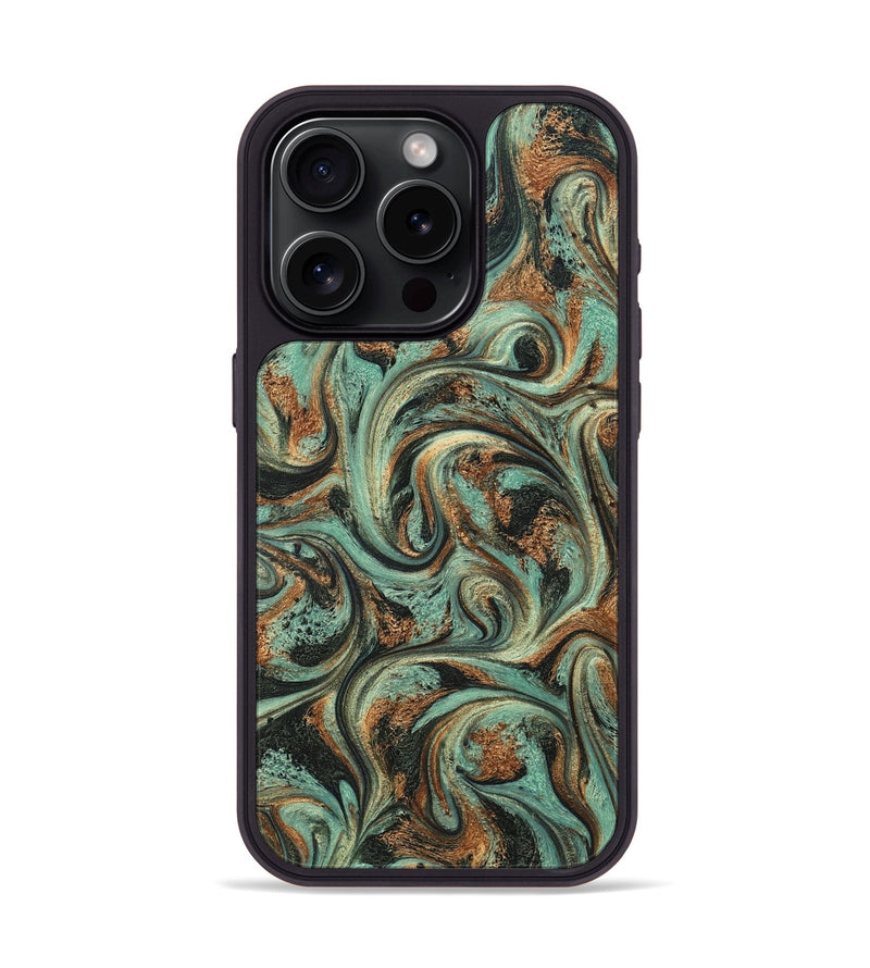 iPhone 15 Pro ResinArt Phone Case - Marian (Green, 828348)
