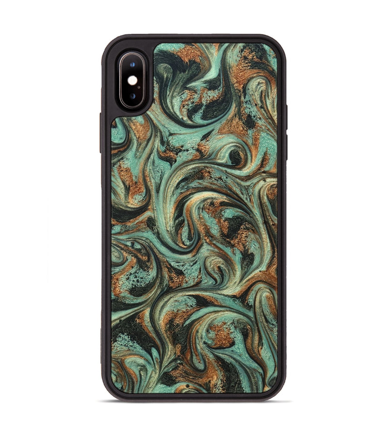 iPhone Xs Max ResinArt Phone Case - Marian (Green, 828348)