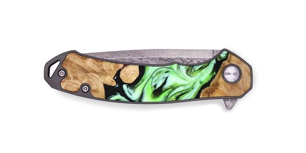 EDC Wood Pocket Knife - Stephen (Green, 828349)