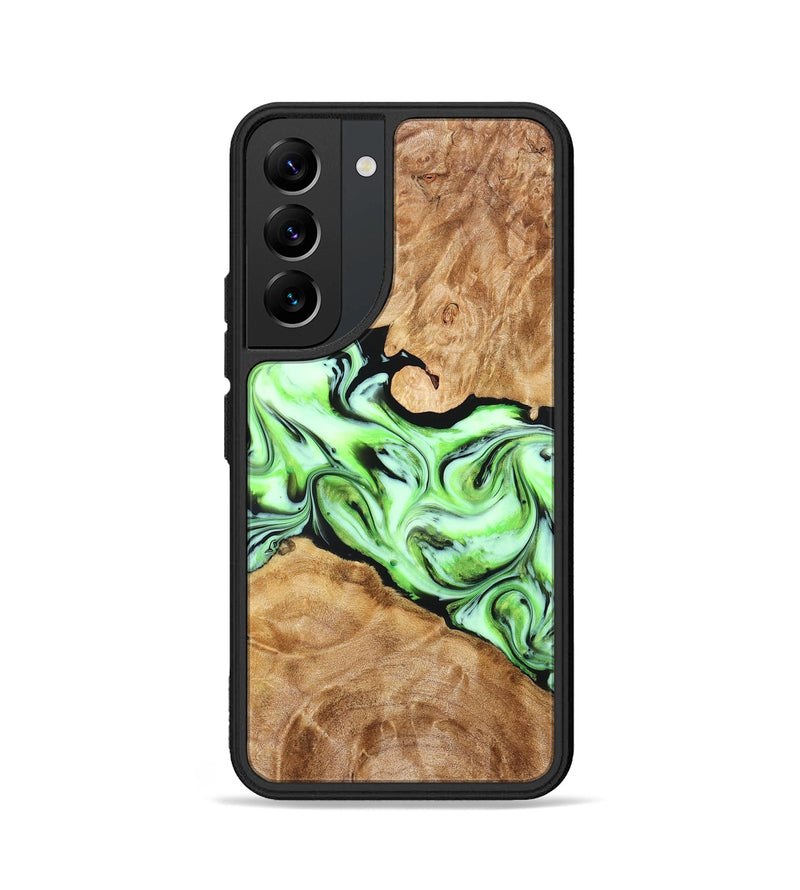 Galaxy S22 Wood Phone Case - Stephen (Green, 828349)