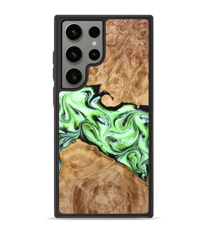 Galaxy S23 Ultra Wood Phone Case - Stephen (Green, 828349)