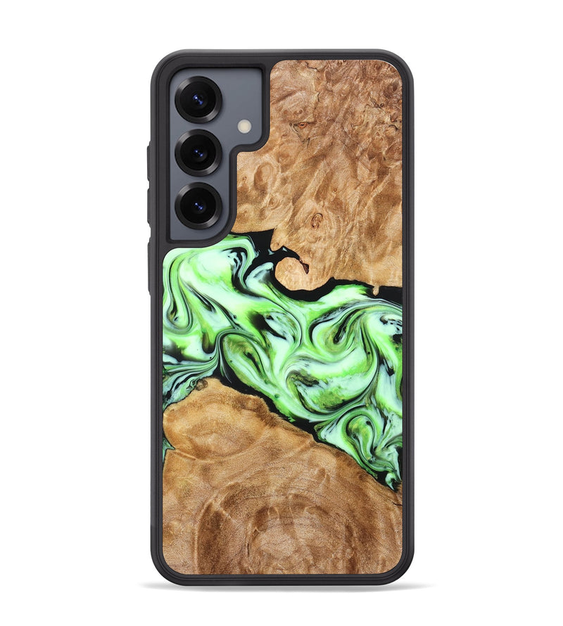 Galaxy S25 Plus Wood Phone Case - Stephen (Green, 828349)