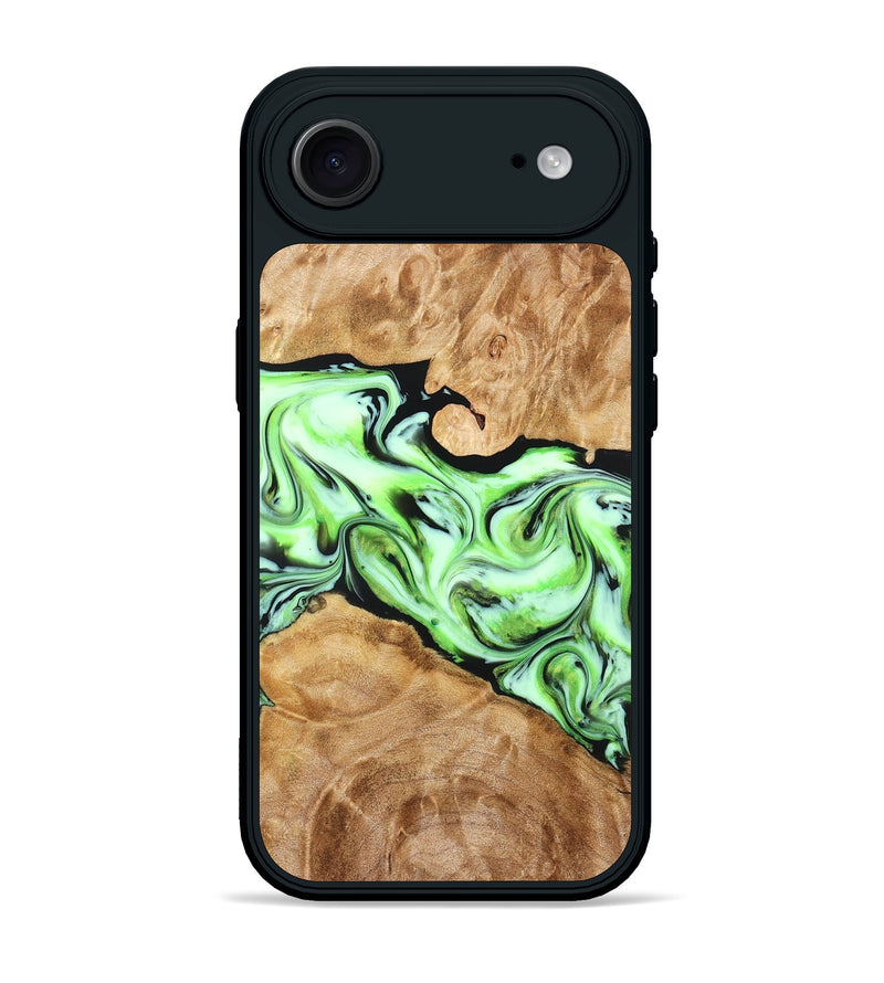 iPhone 17 Air Wood Phone Case - Stephen (Green, 828349)