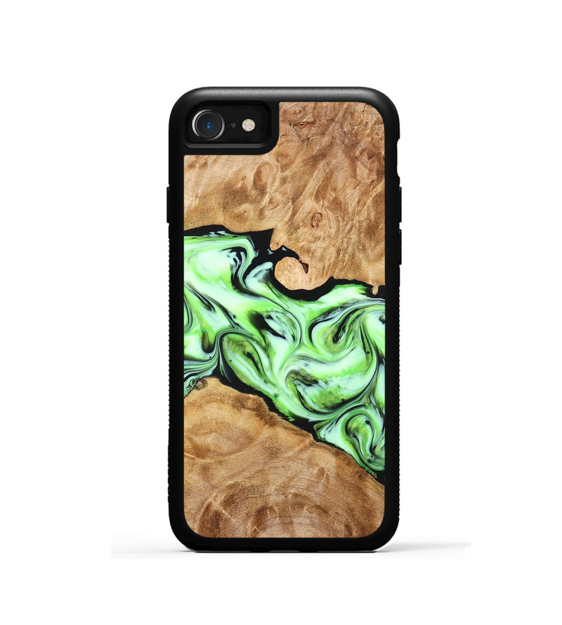 iPhone SE Wood Phone Case - Stephen (Green, 828349)