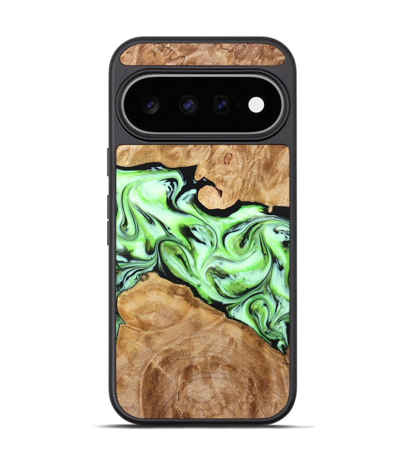 Pixel 11 Pro Wood Phone Case - Stephen (Green, 828349)
