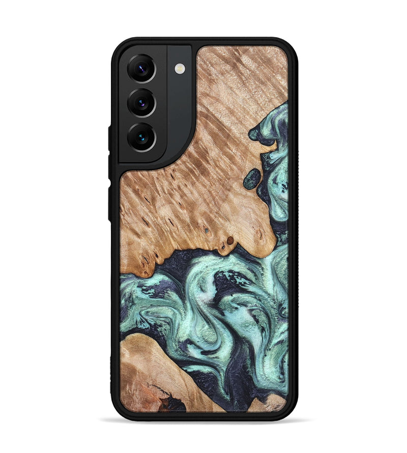 Galaxy S22 Plus Wood Phone Case - Isa (Green, 828350)