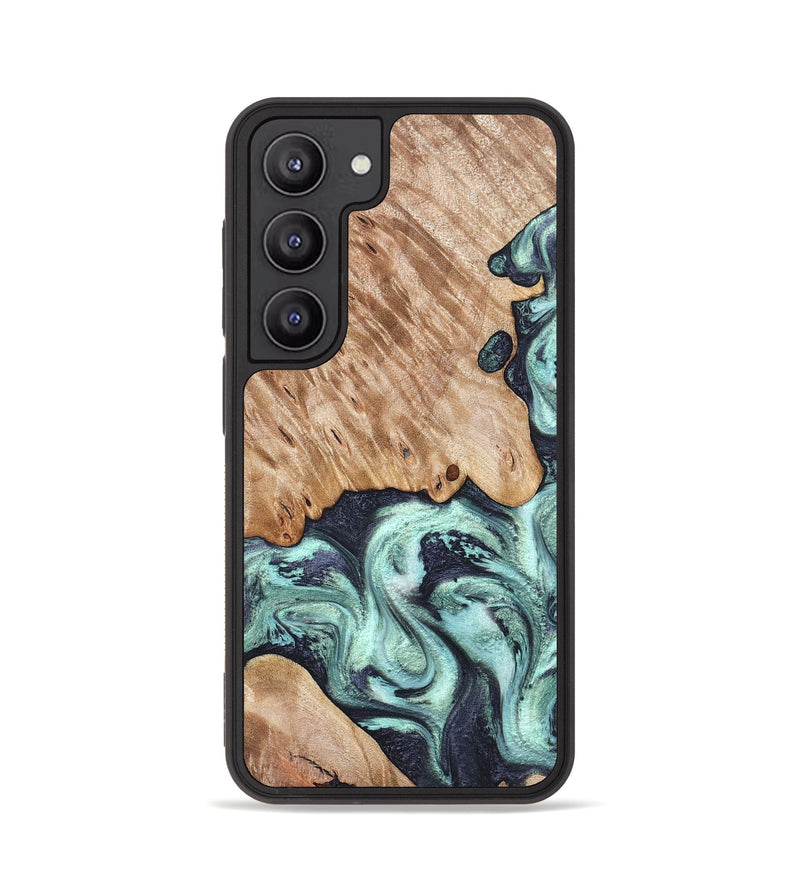 Galaxy S23 Wood Phone Case - Isa (Green, 828350)