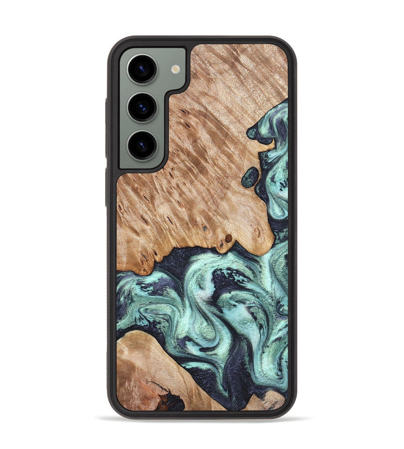 Galaxy S23 Plus Wood Phone Case - Isa (Green, 828350)
