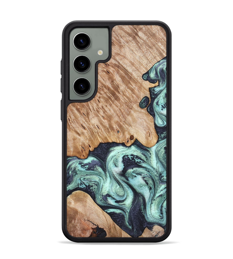 Galaxy S24 Plus Wood Phone Case - Isa (Green, 828350)