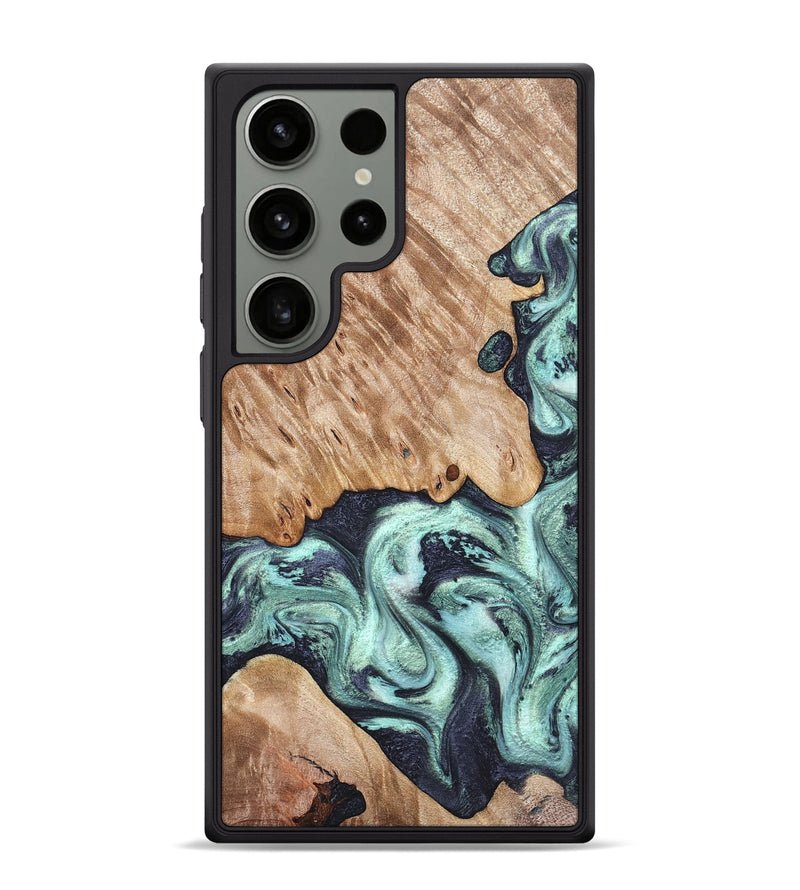 Galaxy S24 Ultra Wood Phone Case - Isa (Green, 828350)