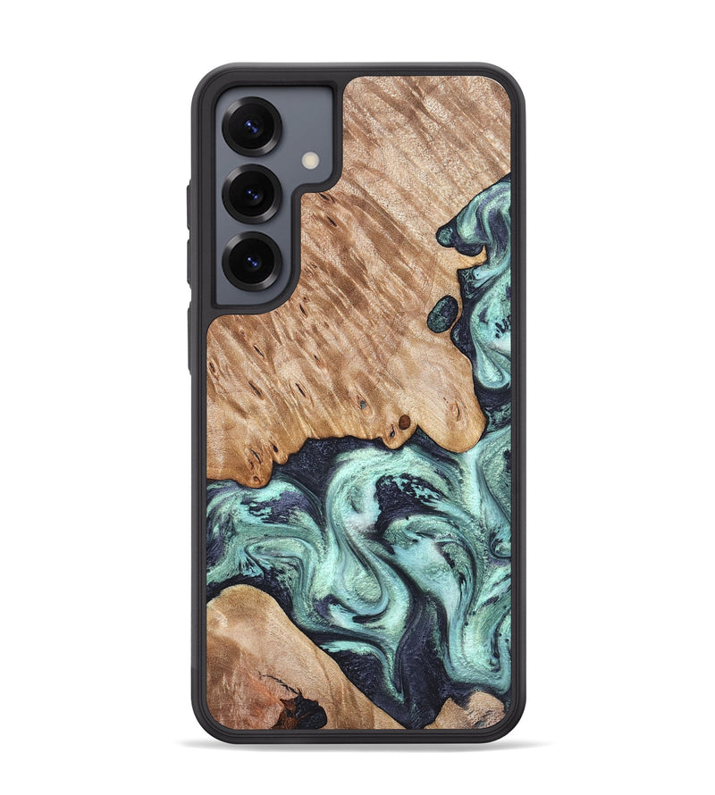 Galaxy S25 Plus Wood Phone Case - Isa (Green, 828350)