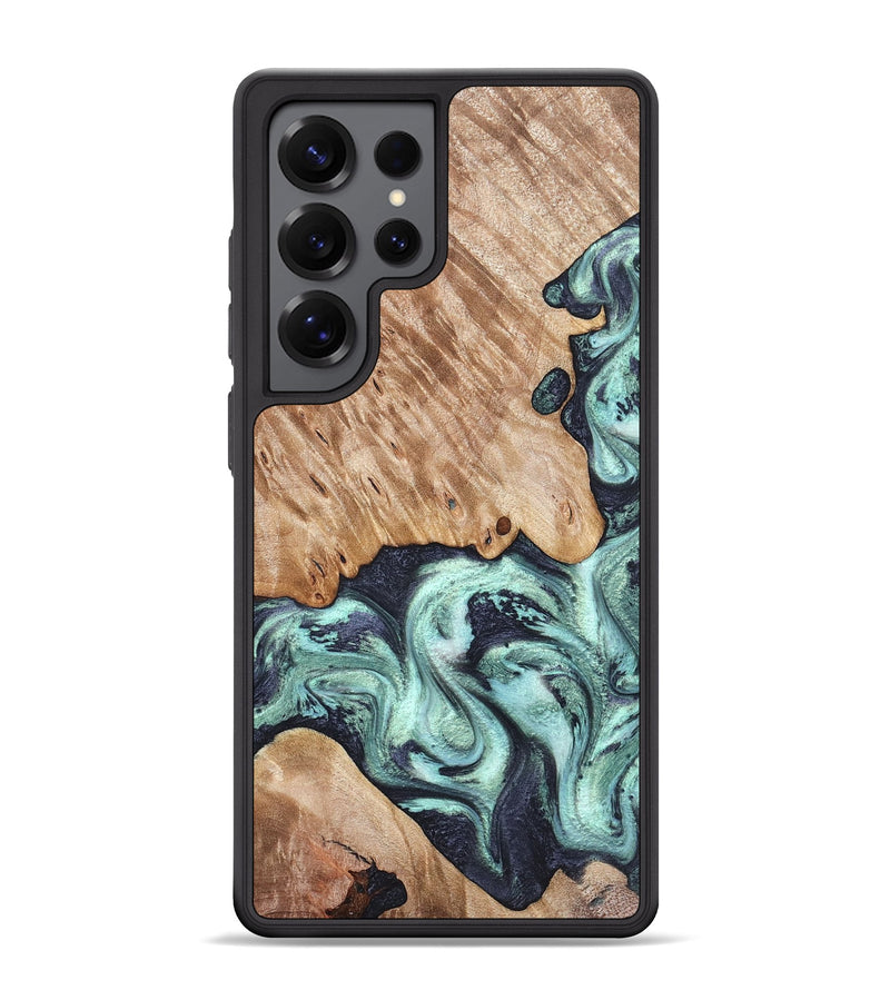 Galaxy S25 Ultra Wood Phone Case - Isa (Green, 828350)