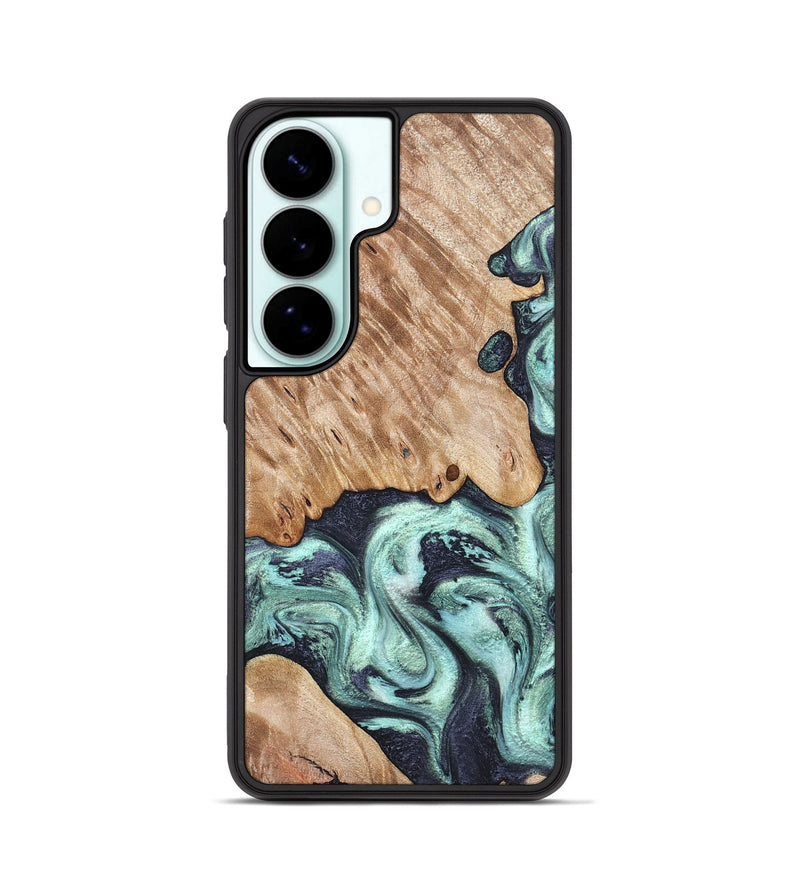 Galaxy S26 Wood Phone Case - Isa (Green, 828350)