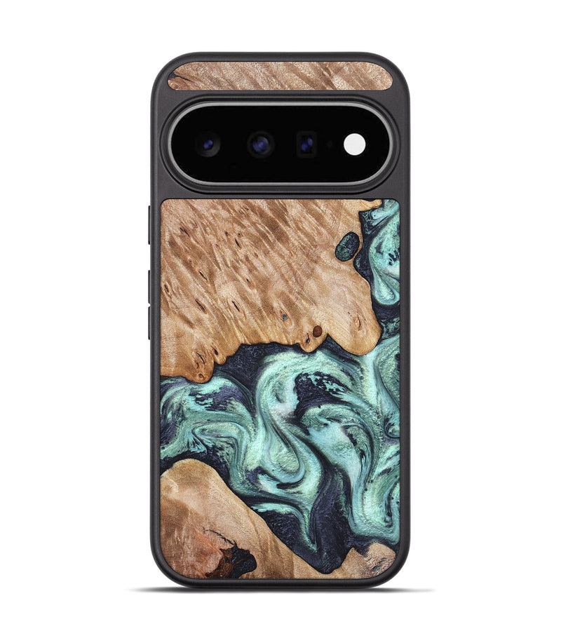 Pixel 11 Wood Phone Case - Isa (Green, 828350)