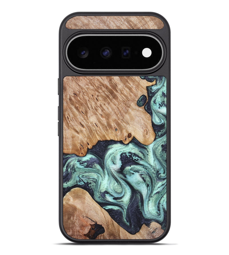Pixel 11 Pro XL Wood Phone Case - Isa (Green, 828350)
