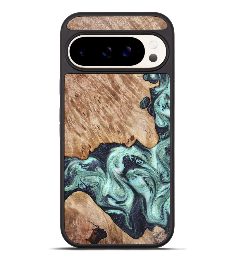 Pixel 9 Pro XL Wood Phone Case - Isa (Green, 828350)