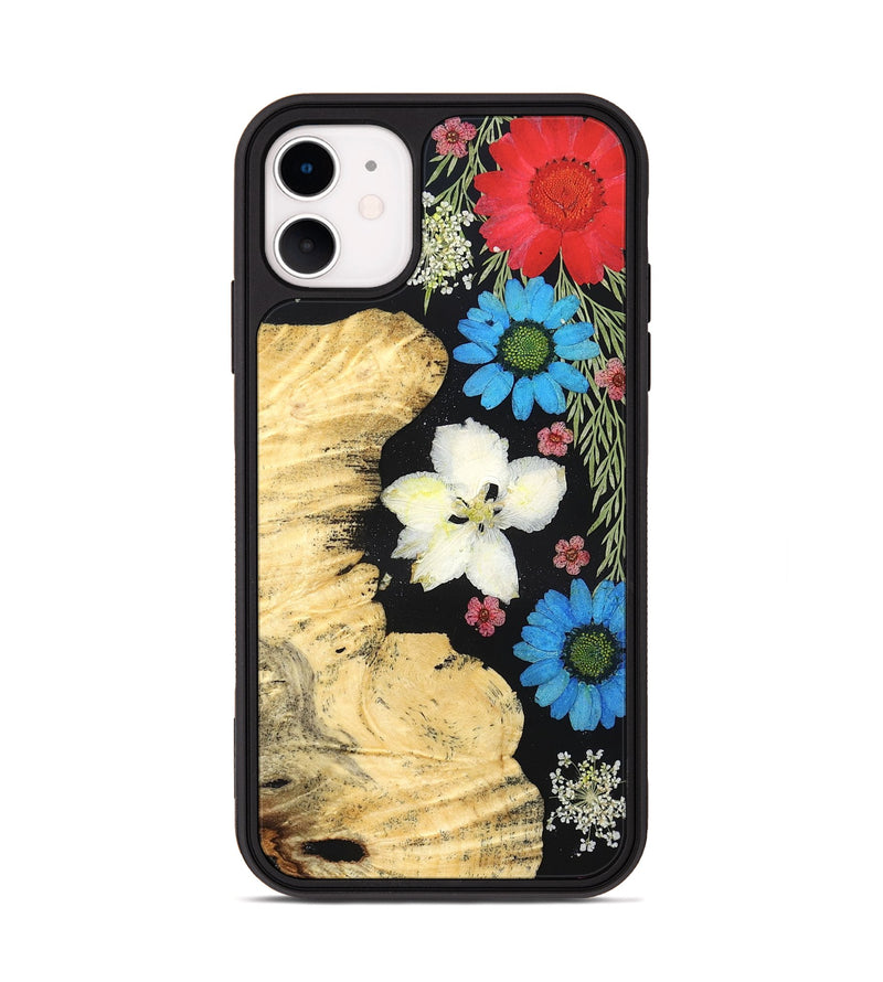 iPhone 11 Wood Phone Case - Aiden (Bloom, 828354)
