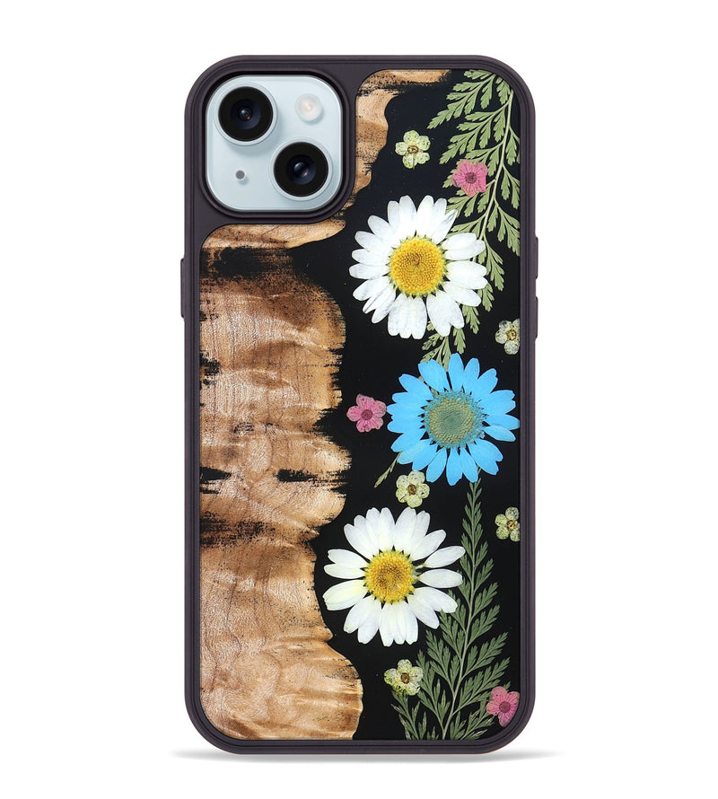 iPhone 15 Plus Wood Phone Case - Alton (Bloom, 828383)