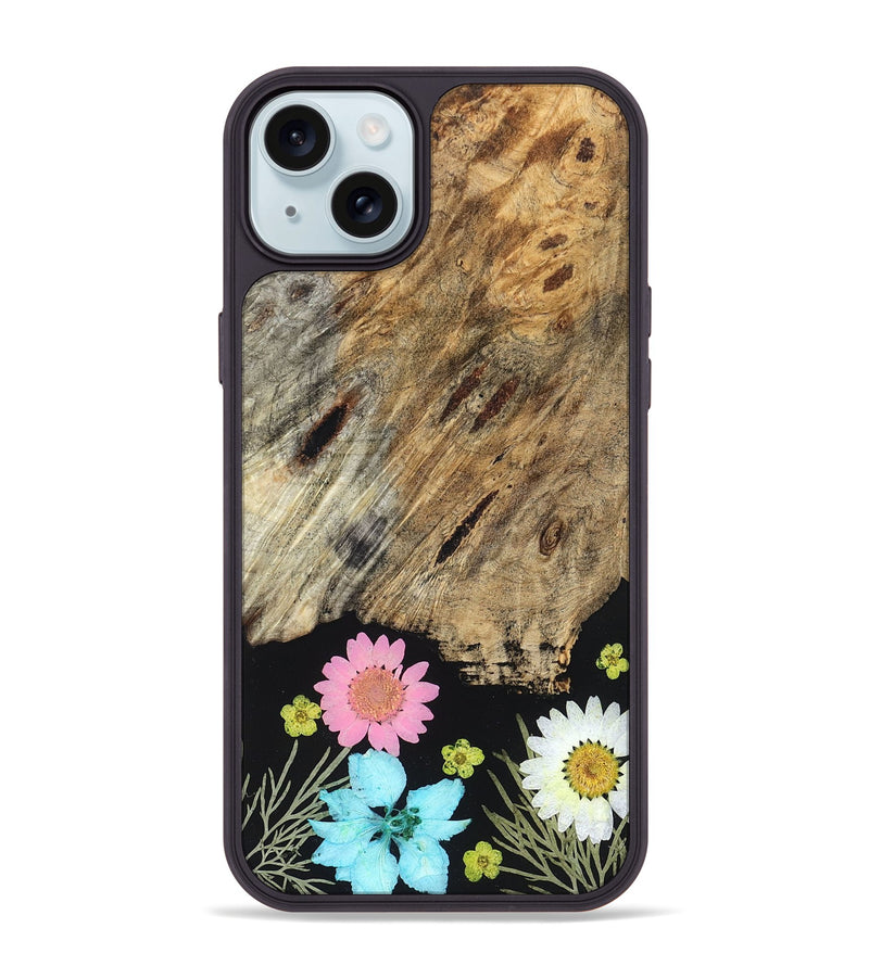 iPhone 15 Plus Wood Phone Case - Trina (Bloom, 828395)