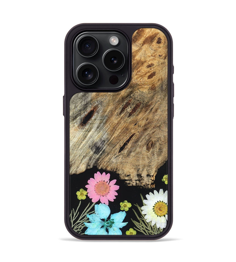 iPhone 15 Pro Wood Phone Case - Trina (Bloom, 828395)