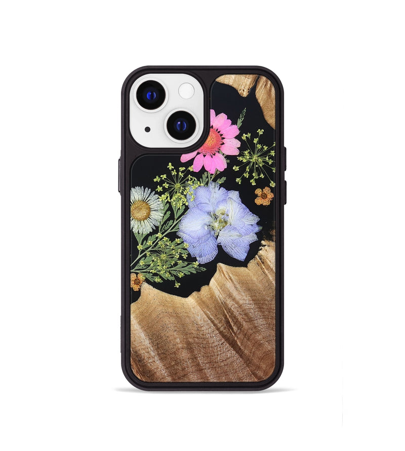 iPhone 13 mini Wood Phone Case - Kisha (Bloom, 828401)