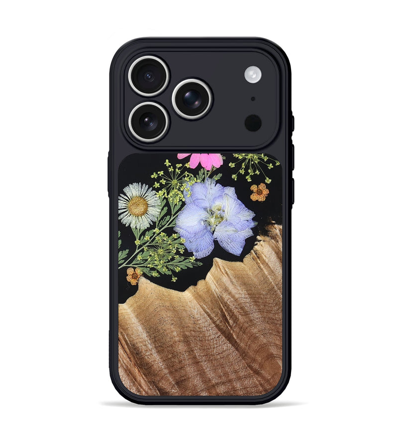 iPhone 17 Pro Wood Phone Case - Kisha (Bloom, 828401)