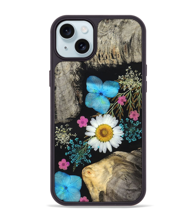iPhone 15 Plus Wood Phone Case - Signe (Bloom, 828428)