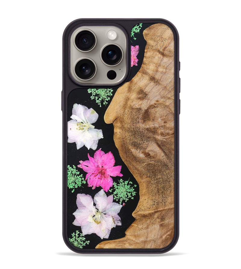 iPhone 15 Pro Max Wood Phone Case - Jaydon (Bloom, 828439)