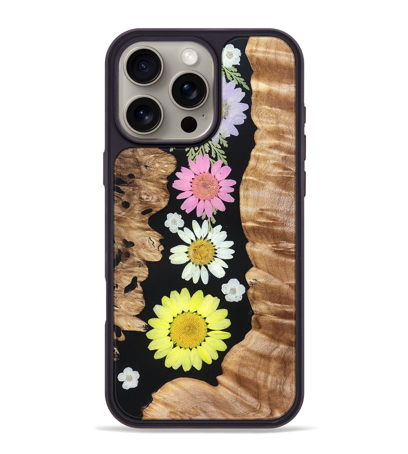 iPhone 16 Pro Max Wood Phone Case - Aline (Bloom, 828451)