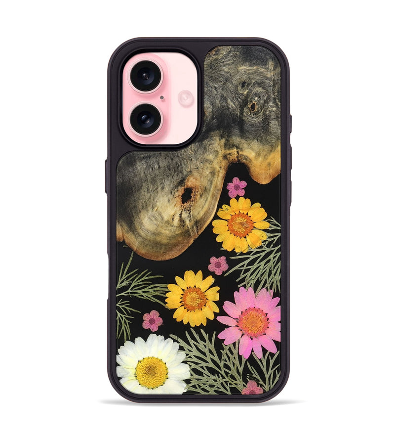 iPhone 16 Wood Phone Case - Teena (Bloom, 828465)