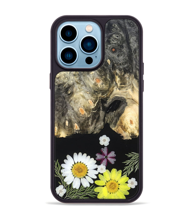 iPhone 14 Pro Max Wood Phone Case - Ray (Bloom, 828468)