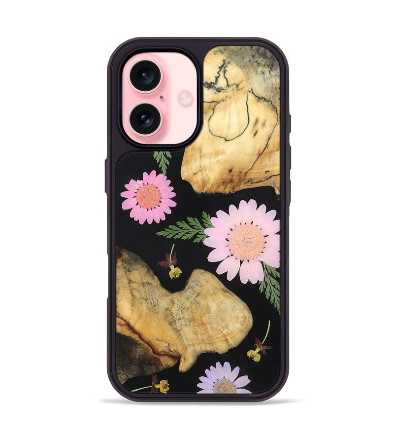 iPhone 16 Wood Phone Case - Hadlee (Bloom, 828477)