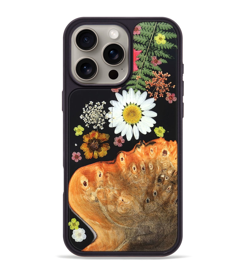 iPhone 16 Pro Max Wood Phone Case - Dessie (Bloom, 828493)