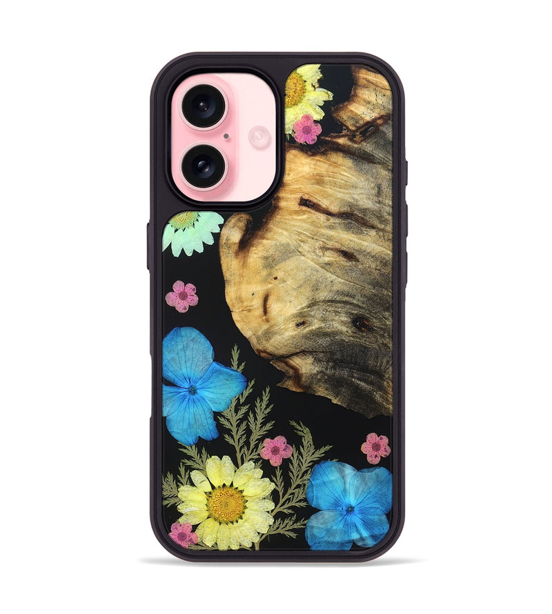 iPhone 16 Wood Phone Case - Micaela (Bloom, 828495)