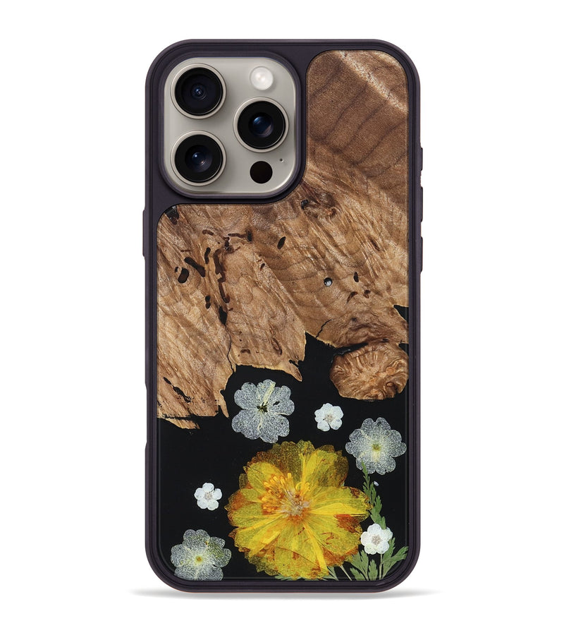 iPhone 16 Pro Max Wood Phone Case - Matilda (Bloom, 828498)