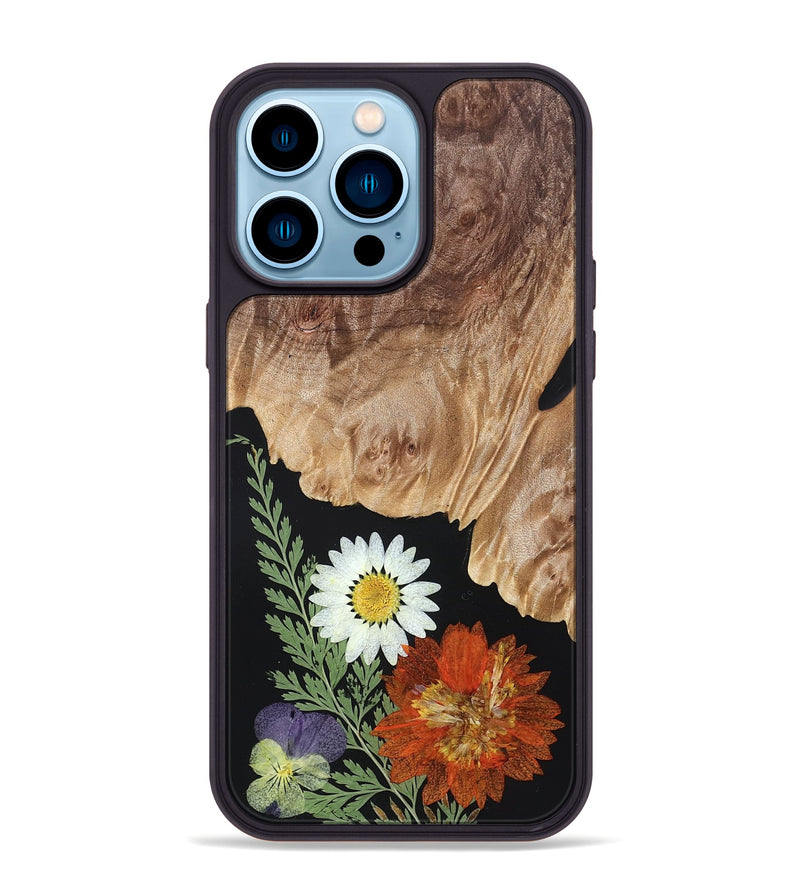 iPhone 14 Pro Max Wood Phone Case - Lena (Bloom, 828502)