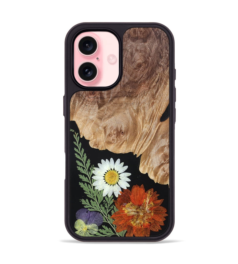 iPhone 16 Wood Phone Case - Lena (Bloom, 828502)