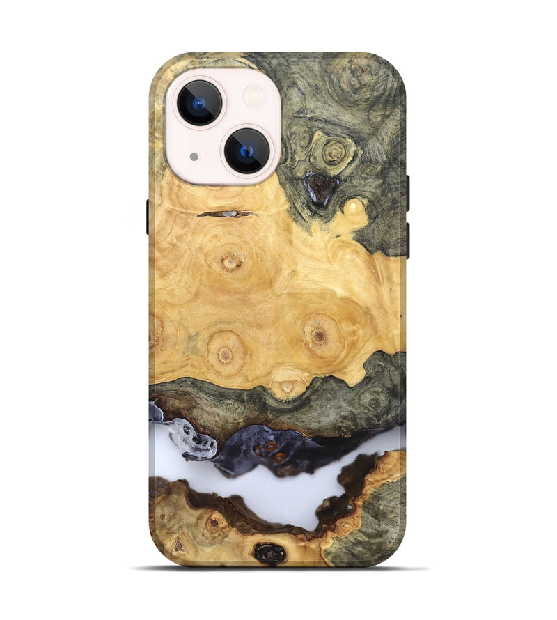 iPhone 14 Wood Live Edge Phone Case - Ashlyn (Clear, 828521)