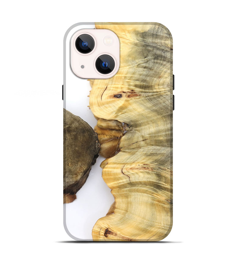 iPhone 13 Wood Live Edge Phone Case - Mccoy (Clear, 828523)