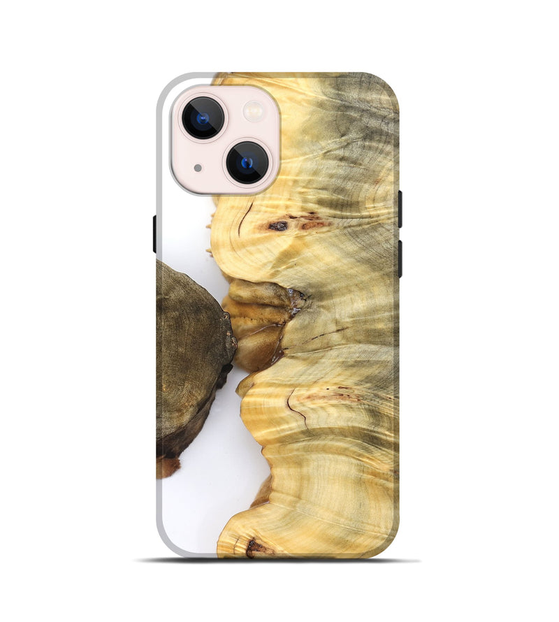 iPhone 13 mini Wood Live Edge Phone Case - Mccoy (Clear, 828523)