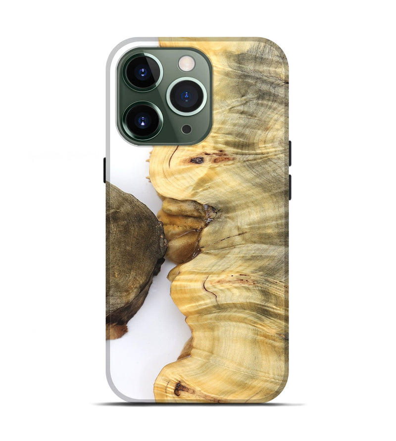 iPhone 13 Pro Wood Live Edge Phone Case - Mccoy (Clear, 828523)