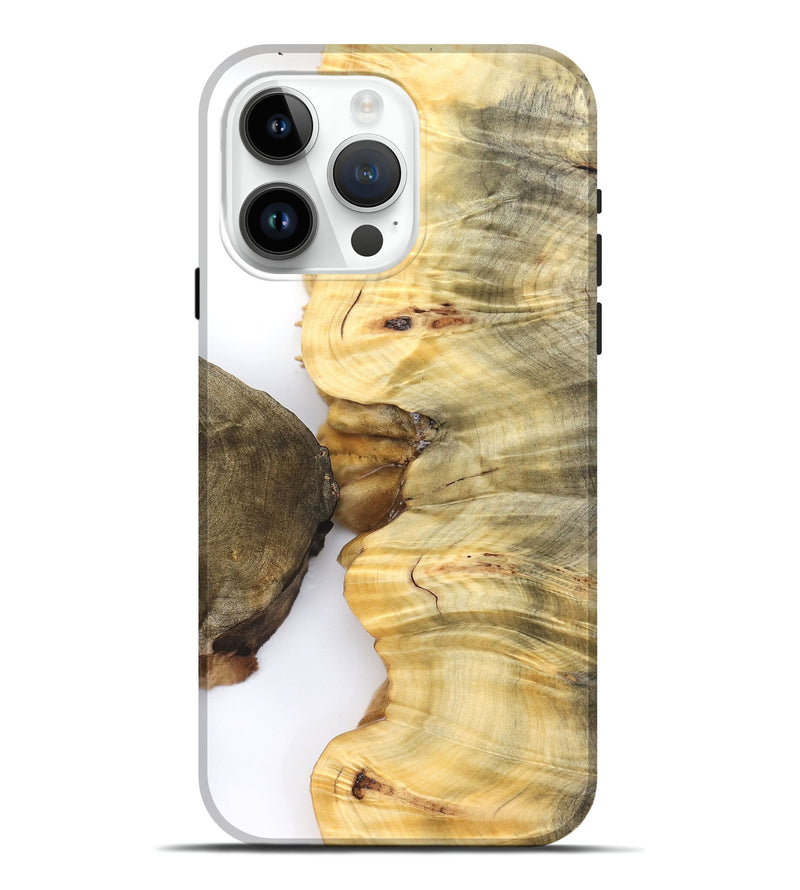 iPhone 15 Pro Max Wood Live Edge Phone Case - Mccoy (Clear, 828523)