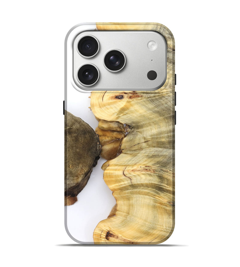 iPhone 17 Pro Wood Live Edge Phone Case - Mccoy (Clear, 828523)
