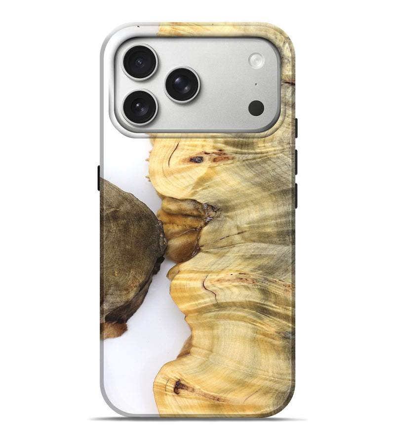 iPhone 17 Pro Max Wood Live Edge Phone Case - Mccoy (Clear, 828523)