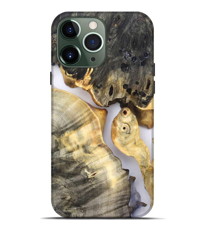 iPhone 13 Pro Max Wood Live Edge Phone Case - Eithan (Clear, 828526)