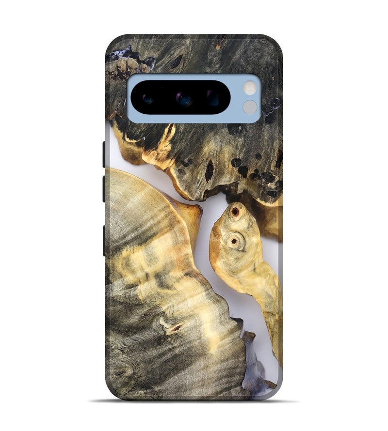 Pixel 8 Pro Wood Live Edge Phone Case - Eithan (Clear, 828526)