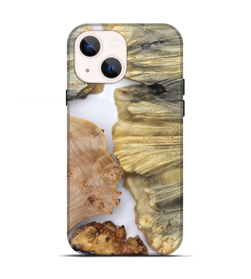 iPhone 13 Wood Live Edge Phone Case - Jeramie (Clear, 828530)