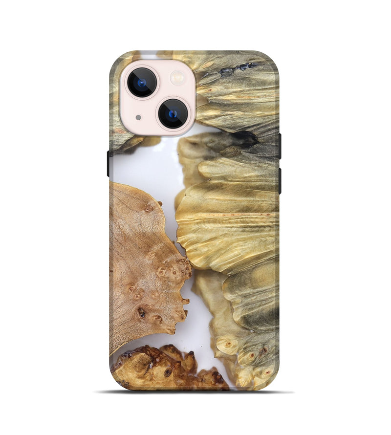 iPhone 13 mini Wood Live Edge Phone Case - Jeramie (Clear, 828530)